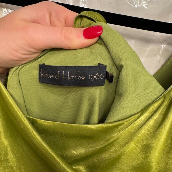 House of Harlow 1960 x REVOLVE Antonia Gown Size Small Color Green - Picture 11 of 11